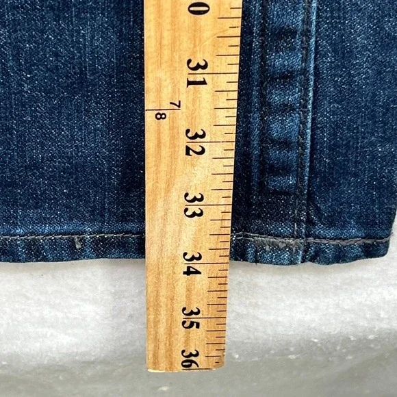 True Religion Men's Dark Wash Blue Straight Denim Section Billy Size 38